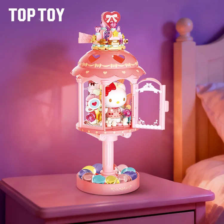 【TOPTOY】三丽鸥家族KT光影如梦中国积木潮玩手办桌面摆件送礼好物