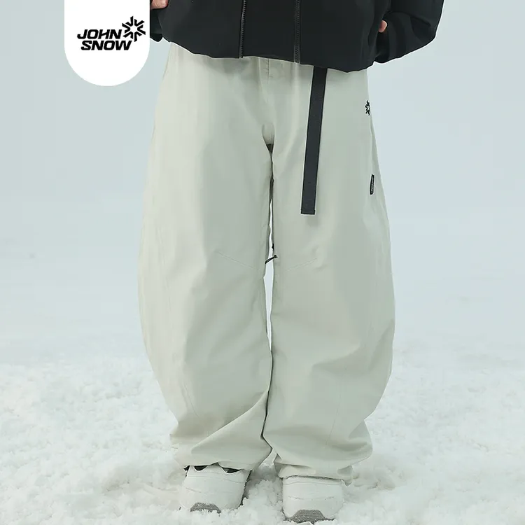 John snow硬壳3L滑雪裤男女款单双板防水全压胶透气耐磨弯刀雪裤