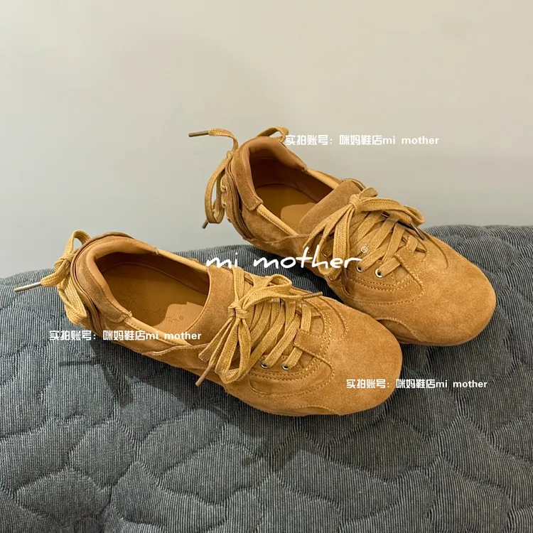 mi mother“珍妮同款”真皮 韩版韩系小众单鞋 双蝴蝶结 暴走