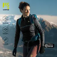 KARPOS户外休闲衣25秋冬新款半高领锁温保暖轻量透气抓绒外套女