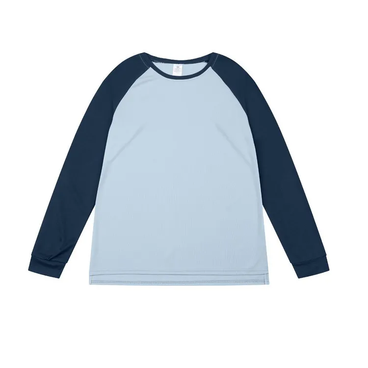 维动美式夏季篮球长袖投篮服插肩袖运动T恤宽松投篮服长袖维动