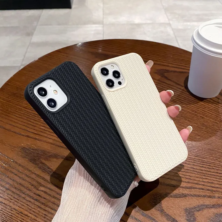 【新店福利】编织纹适用iphone16高级感13防摔12大孔14商务简约xr苹