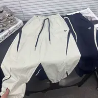 100% 纯棉儿童夏季薄款裤子男女童宽松运动裤中大童韩版夏装