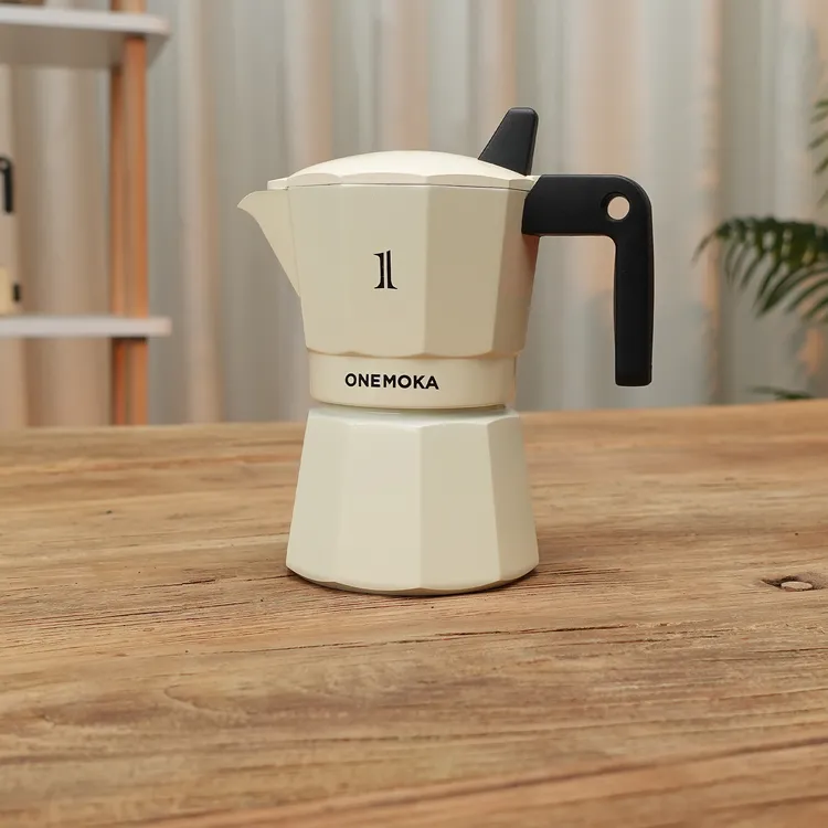 2025新款六层阀芯一条摩卡壶咖啡萃取器具第四代意大利双阀咖啡壶