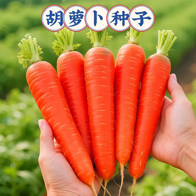 胡萝卜种子籽种红罗水果萝卜四季秋冬蔬菜种籽大全胡萝卜种孑种籽