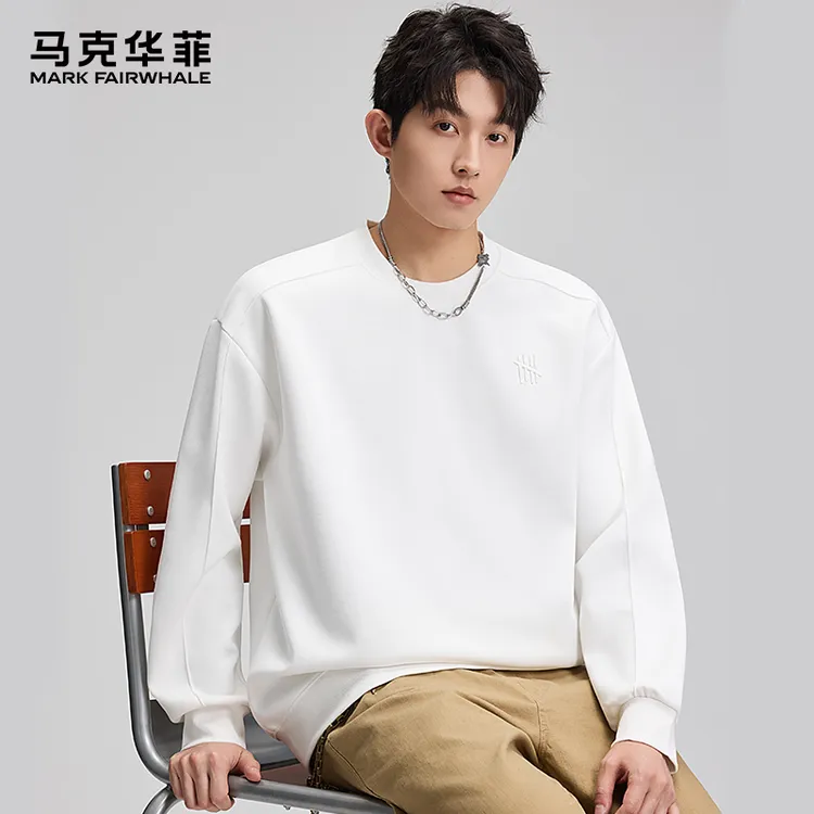 MARK FAIRWHALE/马克华菲极简风卫衣男春秋长袖上衣狂欢季好物
