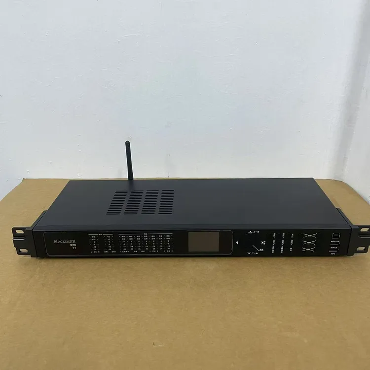 正品 中创T1 前级数字效果器中文蓝牙U盘KTV家用防啸叫效果器