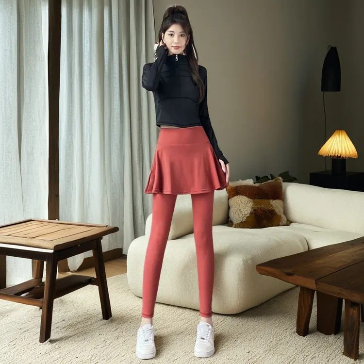 透气春夏季女休闲运动套装百搭弹力秋季女装裤子高腰紧身外穿修身