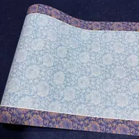 【升级纳米唐锦缠枝花长卷】大风堂纳米半生熟毛笔书法作品纸