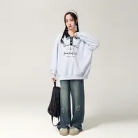 《童装品牌断码清仓直播》字母印花卫衣25733