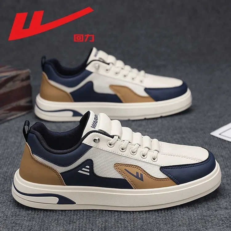 回力男鞋夏季透气2025新款运动休闲一脚蹬板鞋轻便软底小白鞋潮鞋