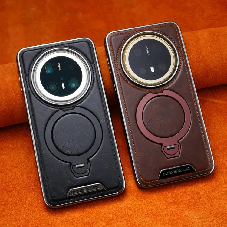 适用华为mate70 pro mate60 +手机壳旋转支架360可磁吸手机皮套