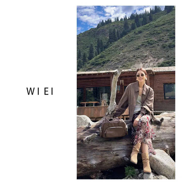 《WI EI》黑标R*W進口反绒 老钱夹克复古摩登皮衣外套 W25206519