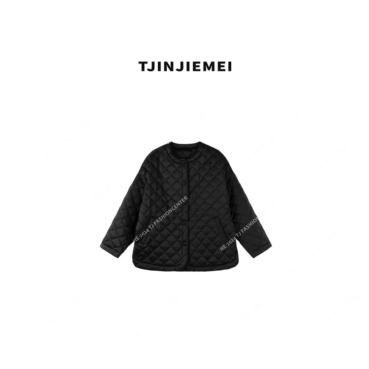 T井姐妹【黑城堡】新款设计感时尚休闲百搭棉服MF2409-002261