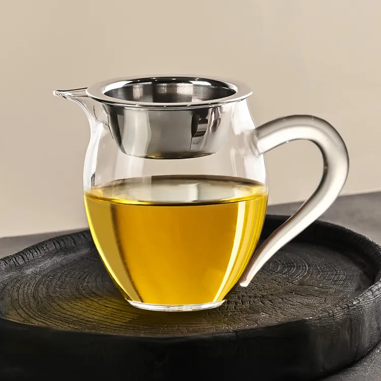 加厚大容量公道杯耐热玻璃功夫茶具配件茶海分茶器茶壶泡茶器具