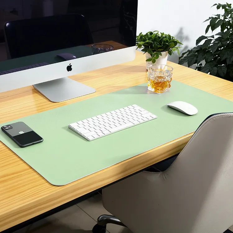 鼠标垫超大号桌垫防滑可用皮革双面笔记本电脑键盘垫电竞