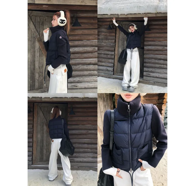 婉君【蒙家羽绒】新国标90白鸭绒 高端优质羽绒外套LWJ25D4C3483