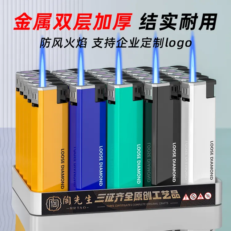 可视定制印字直冲防风金属打火机耐用经典实用送礼佳品创意打火机