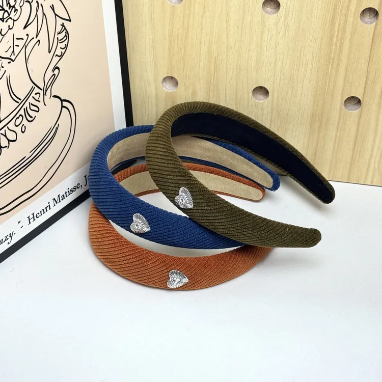 BlomUME原创纯色线条爱心发箍高颅顶韩系简约高级感发箍头箍1222