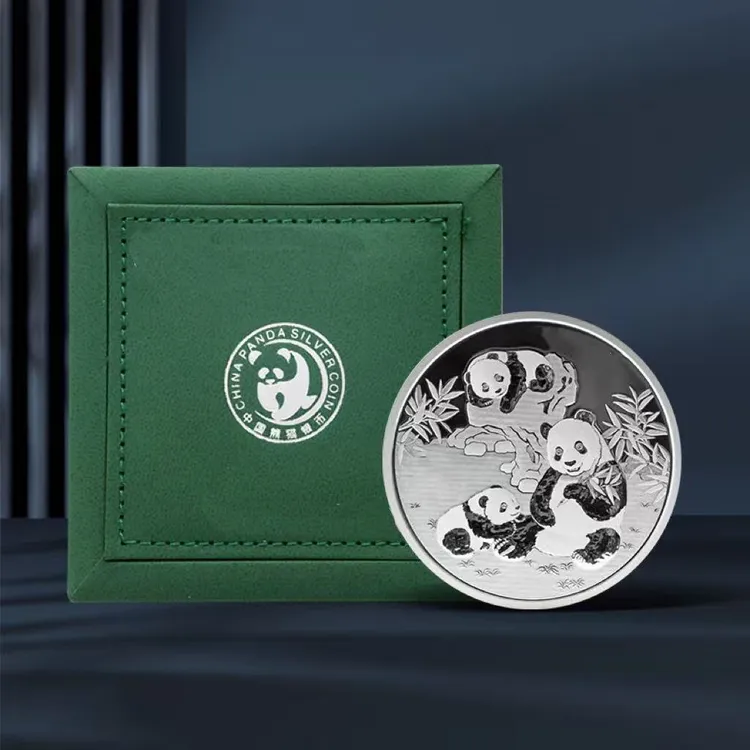 纪念2025年中国熊猫银币,30克,2025纪念节庆礼品长辈送礼收藏