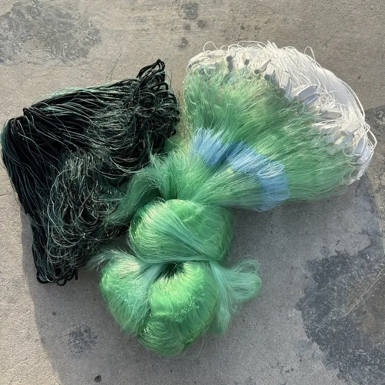 升级船牌绿丝靓丝三层沉网绳包坠鲢鱼草鱼网好打理上鱼快入水则柔