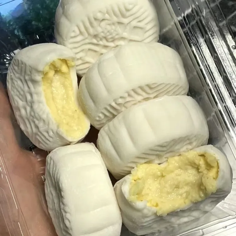 【夹心满满】猫山王榴莲肉冰皮月饼爆浆独立装中秋五星冰淇淋月饼