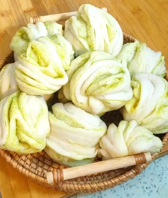 大西北平凉清真手工老面花卷馍
