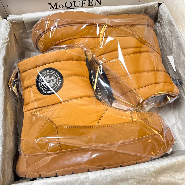 官方旗舰店正品刂大鹅雪地靴男女冬季零下40度抗极寒防水防滑棉鞋