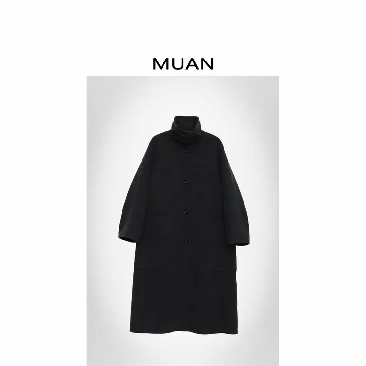 木岸MUAN：《路易斯大衣》定制老钱静奢高级680克大衣外套女LF-3635
