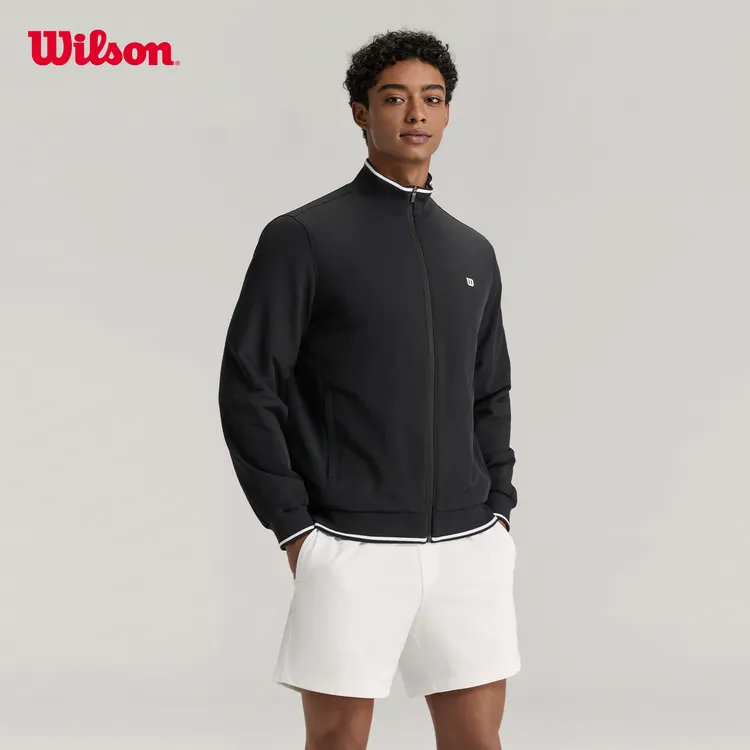 Wilson威尔胜官方流光风男士WARM休闲立领运动夹克外套WM20054