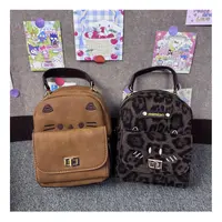 【栗子】新款豹纹小猫小包包！单肩斜挎双肩链条款