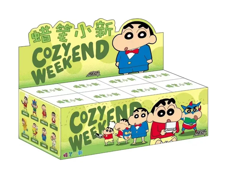 【正版】稚顽*蜡笔小新小新的周末第一弹/蜡笔小新手办盲盒