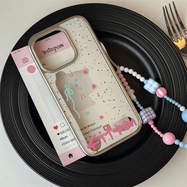 适用苹果15手机壳iphone16promax女新款带手链14plus小众不撞款13