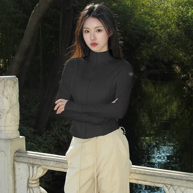 <嫣然专属><冰皮凉感>有标款春夏束身显瘦薄款透气防晒服外套