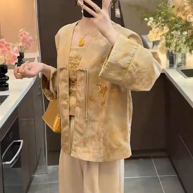 新中式国风短款外套女春秋2025新款春装时尚减龄女士唐装春季上衣