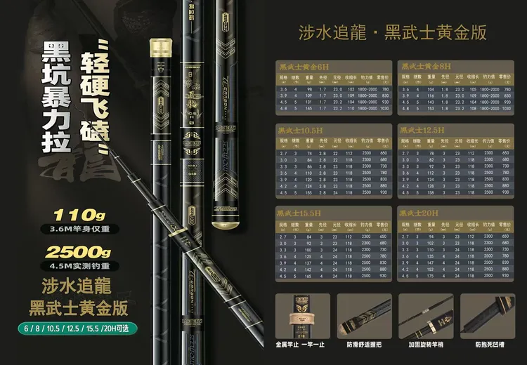涉水鱼竿