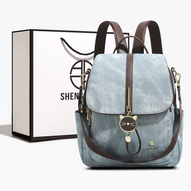 SHENGMILUO/圣米洛单肩轻便双肩包包女时尚百搭大容量通勤背包