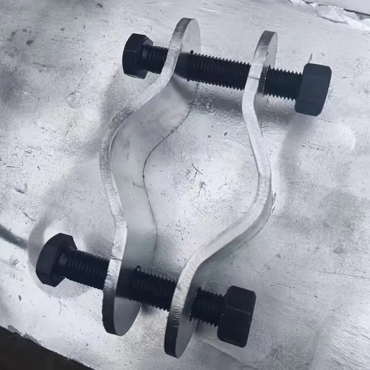 不包邮不退货铝架搭建钢制抱扣，螺帽24毫米，螺杆100毫米