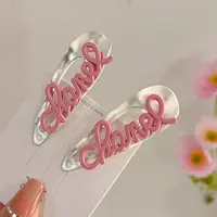 字母美少女合金发夹