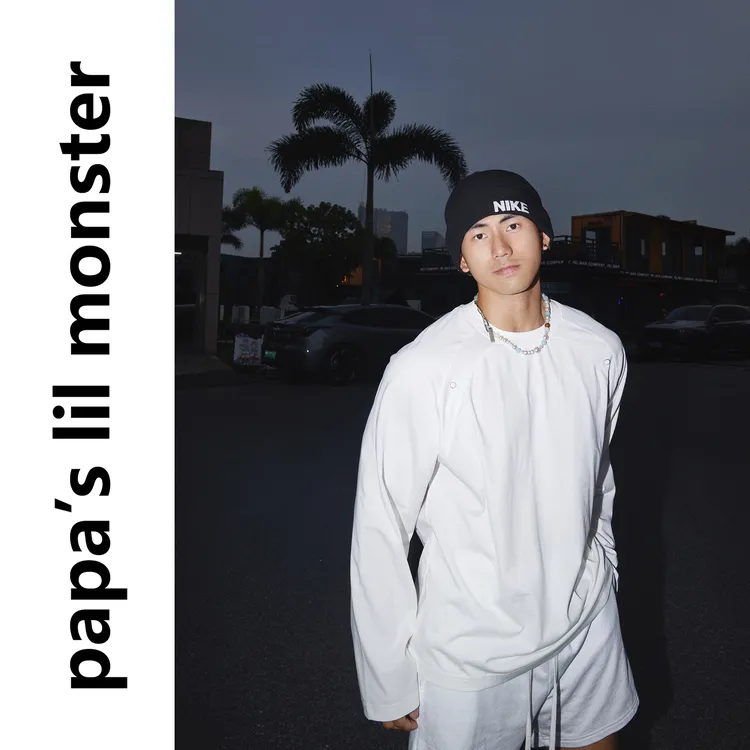 Papaslilmonster【纯色光迹】美式复古插肩袖宽松长袖T恤打底衫