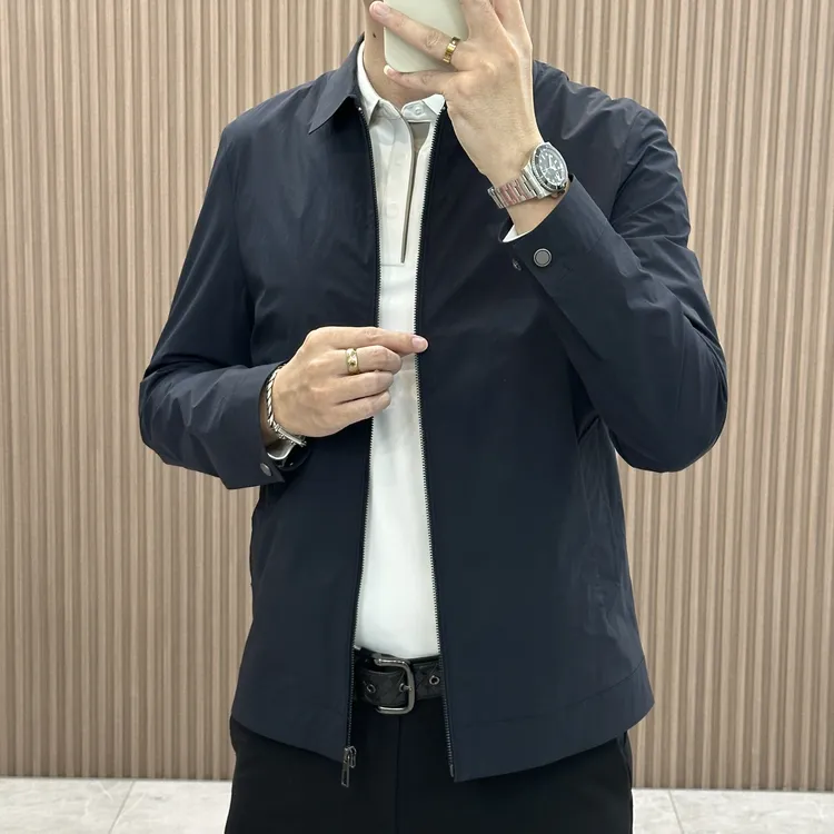 【永墨亦】欧若风男士春款休闲外套简约商务修身潮流夹克外套053