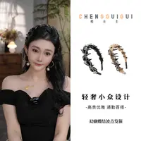 百搭氛围感蝴蝶结发箍高颅顶气质精致日常外出时尚压发发卡
