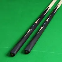 黑通雕刻镶嵌台球杆会员杆白蜡木中式黑八小头斯诺克台球杆桌球杆