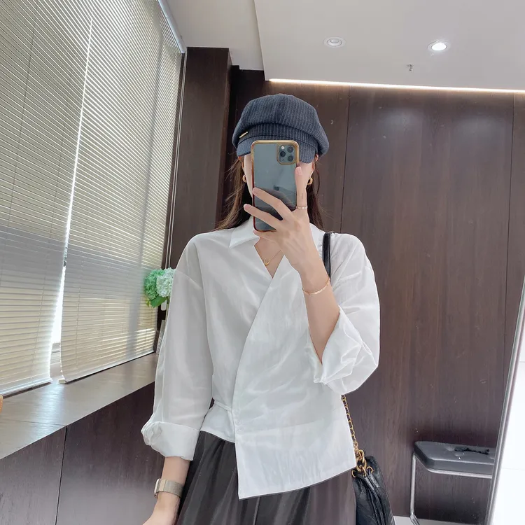 IMFLY金小金自制女装 衬衫DYW9681气质长袖时尚休闲百搭衬衣