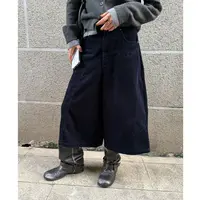 【逸语服饰】2025秋季韩系坑条灯芯绒七分裤女显瘦阔腿中裤休闲裤