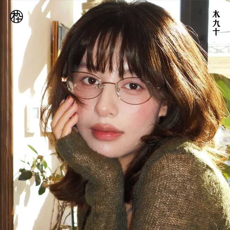 MUJOSH/木九十【包上恩同款】千金风时尚感素颜眼镜框MJ12FN1079商品图