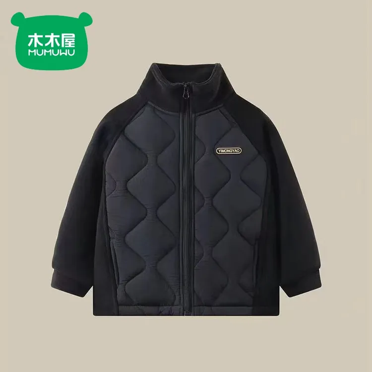 【内外双穿】校服神器春秋冬季儿童内搭棉衣摇粒绒棉服保暖外套