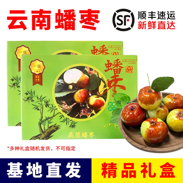 正宗香甜云南蟠枣脆甜多汁饱满当季孕妇高原新鲜现摘现发1斤起