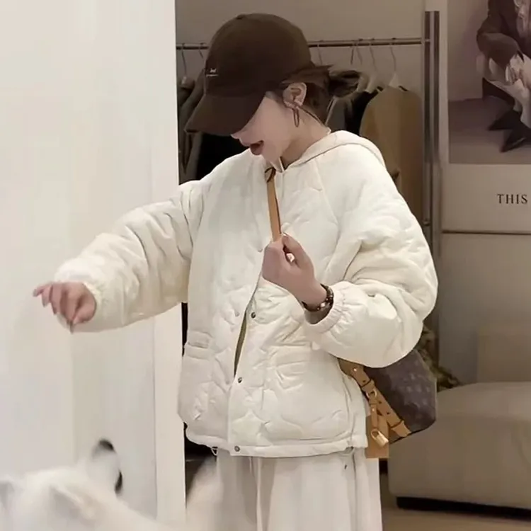 爆款加棉加厚短款棉服外套女装2025秋冬季爆款时尚超好看保暖夹克