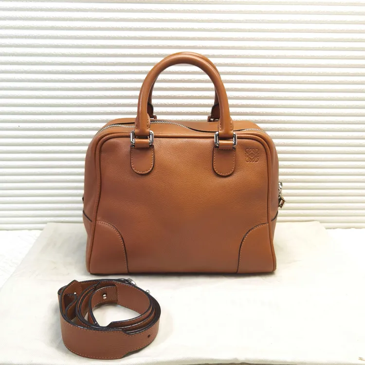 95新 LOEWE/罗意威 Loewe罗意威amazona波士顿手提包单肩包